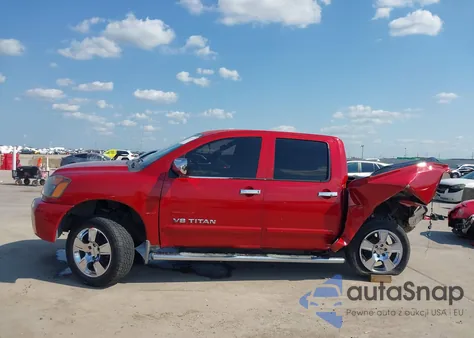 2006 Nissan Titan Se from USA, damaged, VIN 1N6BA07A46N509974